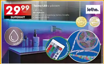 Biedronka Taśma led 5w rgb Lethe oferta