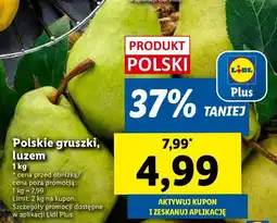 Lidl Gruszka polska oferta