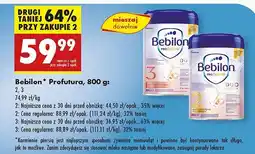 Biedronka Mleko 3 Bebilon Profutura Duo Biotik oferta