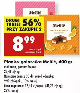 Biedronka Pianko-galaretka pomarańczowa Meltie oferta