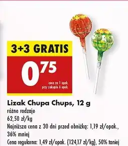 Biedronka Lizak apple Chupa Chups Fruit oferta