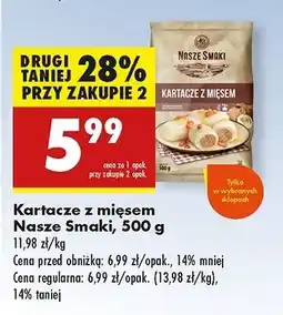 Biedronka Kartacze z mięsem Nasze Smaki oferta