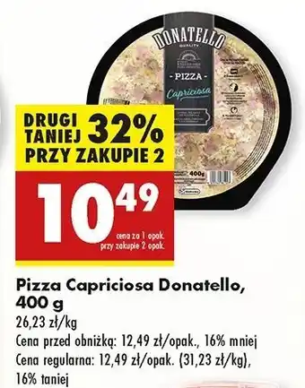 Biedronka Pizza capriciosa Donatello oferta