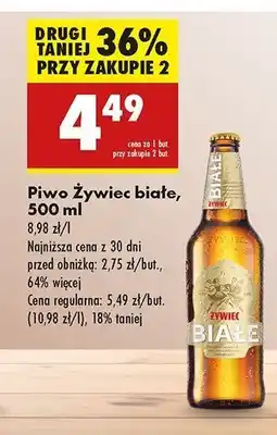 Biedronka Piwo Żywiec Białe oferta