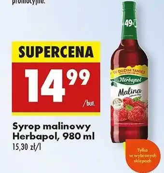 Biedronka Syrop malinowy Herbapol oferta