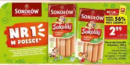 Biedronka Parówki drobiowo cielęce bez glutenu i laktozy Sokołów Sokoliki oferta