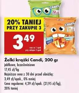 Biedronka Żelki brzoskwiniowe Candi oferta