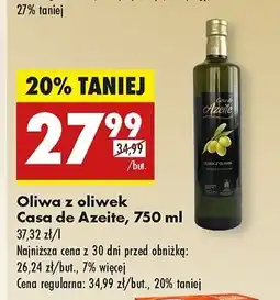 Biedronka Oliwa z oliwek Casa De Azeite oferta