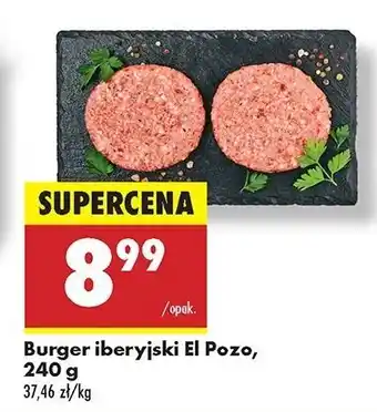 Biedronka Burger iberyjski Elpozo oferta