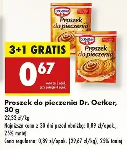 Biedronka Proszek do pieczenia Dr. Oetker oferta