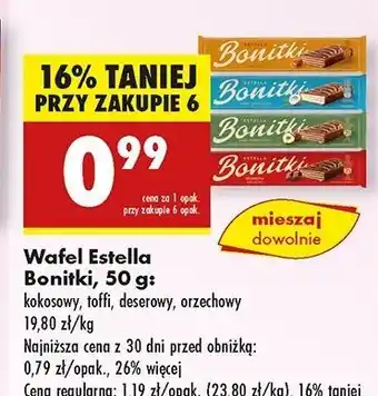 Biedronka Wafelek kokosowy Bonitki oferta