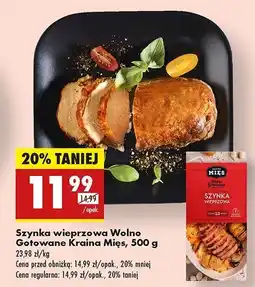 Biedronka Szynka wieprzowa wolno gotowana Kraina Mięs oferta