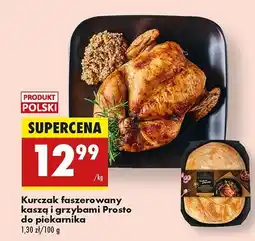 Biedronka Kurczak faszerowany kaszą i grzybami Biedronka Prosto Do Piekarnika oferta