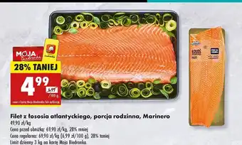 Biedronka Filet z łososia atlantyckiego Marinero oferta