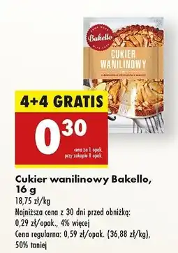 Biedronka Cukier wanilinowy Bakello oferta