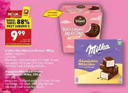 Biedronka Czekoladki waniliowe Milka Alpejskie Mleczko oferta