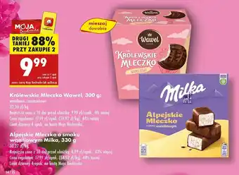 Biedronka Czekoladki waniliowe Milka Alpejskie Mleczko oferta