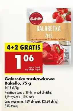 Biedronka Galaretka truskawkowa Bakello oferta