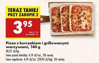 Biedronka Pizza z kurczakiem i grillowanymi warzywami oferta