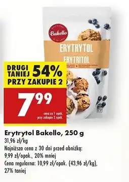 Biedronka Erytrytol Bakello oferta