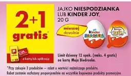 Biedronka Jajko z niespodzianką Kinder Joy oferta