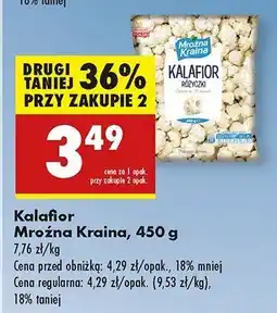 Biedronka Kalafior różyczki Mroźna Kraina oferta