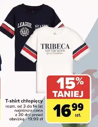 Carrefour T-shirt chłopięcy 3-14 lat oferta