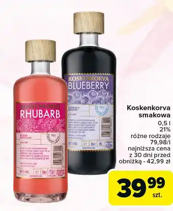 Carrefour Likier Koskenkorva Blueberry Juniper oferta