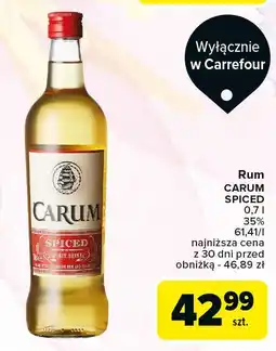 Carrefour Rum Carum Spiced oferta