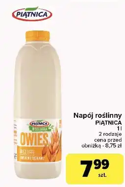 Carrefour Napój owsiany Piątnica Roślinna oferta