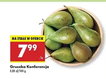 Biedronka Gruszka konferencja oferta