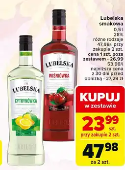 Carrefour Wódka Lubelska Wiśniówka oferta