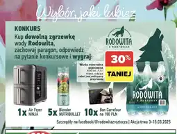 Carrefour Woda niegazowana Rodowita Z Roztocza oferta