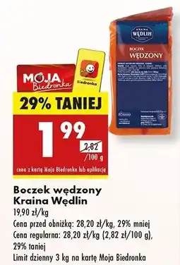 Biedronka Boczek wędzony Kraina Wędlin oferta