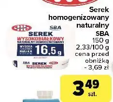 Carrefour Serek naturalny Mlekovita Sba oferta