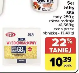 Carrefour Ser wysokobiałkowy wiórki Mlekovita Sba oferta