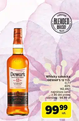 Carrefour Whisky Dewar's 12 Years Old oferta