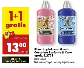 Biedronka Płyn do płukania honeysuckle & sandalwood Coccolino Perfume Care oferta