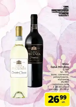 Carrefour Wino wytrawne Casa Pecunia Orvieto Classico oferta