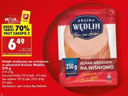 Biedronka Schab wędzony na wiśniowo w plastrach Kraina Wędlin oferta