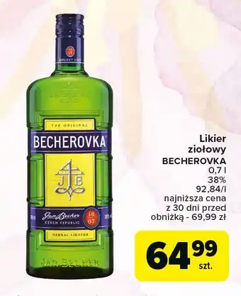 Carrefour Likier Becherovka oferta