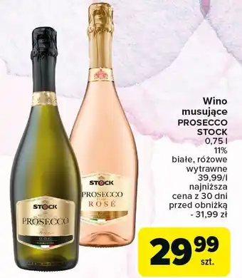 Carrefour Wino Stock Prosecco Rose oferta