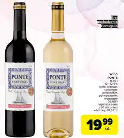 Carrefour Wino Ponte Portugal Medium Dry oferta