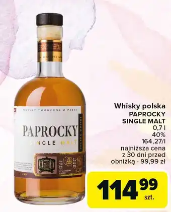 Carrefour Whisky Paprocky oferta