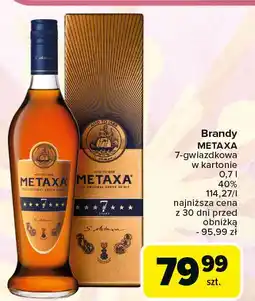 Carrefour Brandy kartonik Metaxa 7 oferta