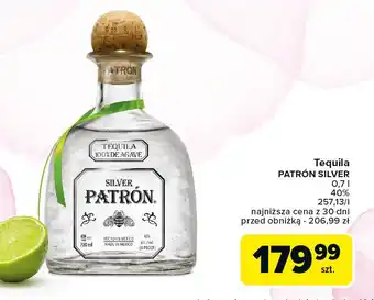 Carrefour Tequila Patron Silver oferta