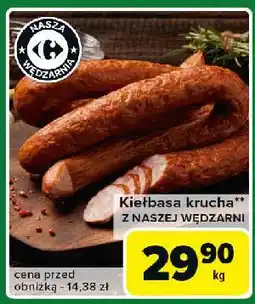 Carrefour Express Kiełbasa krucha Nasza Wędzarnia Carrefour oferta