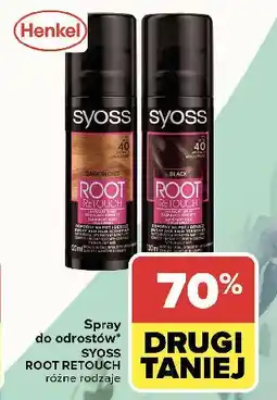 Carrefour Spray maskujący odrosty - ciemny blond Syoss Root Retoucher oferta