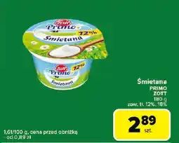 Carrefour Express Śmietana 12% Zott Primo oferta