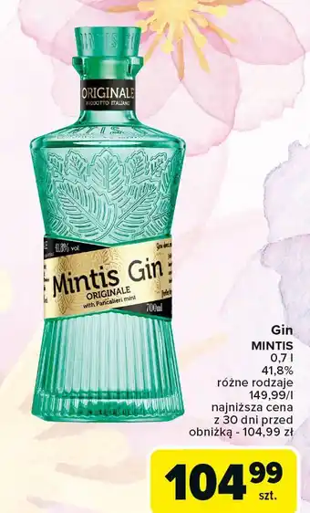 Carrefour Gin Mintis Originale oferta